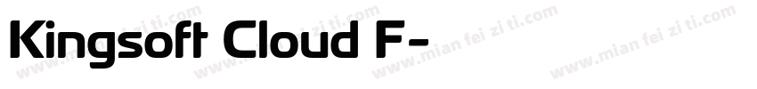 Kingsoft Cloud F字体转换